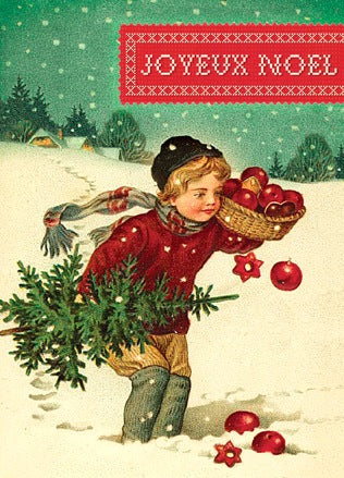HCC240 Holiday Card - Joyeux Noel