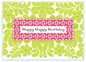 M102 Mini card - Happy Happy Birthday