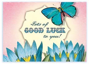M142 Mini card - Lots of Good Luck to you!