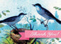 M154 Mini card - Thank You! Robins