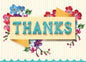 M157 Mini card - Thanks - Bouquets