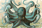 P104 Seaside postcards - Octopus