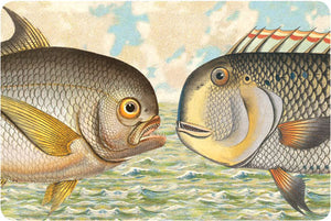 P111 Seaside postcards - Two Fish